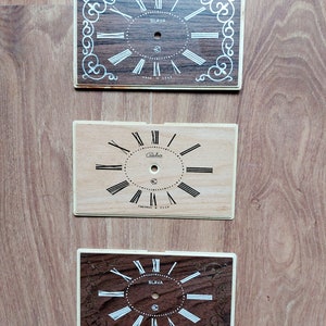 Vintage Uhrgesichter Vintage Runde Quadratische Uhrengesichter Ziffernblätter Uhrfronten Plastiс Taschenuhr-Gesichter Steampunk 5er Set