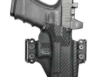 Smith and Wesson M e P M2.0 3.6" Compact 9 mm/.40 S&W Owb Kydex Fondina con passante per cintura