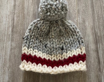 Knit Crochet Newborn Baby Child Kids Sock Monkey Apes Hat Cap Beanie Light Brown