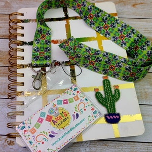 Sugar Skull Lanyard - Mexican Folklore Lanyard - Lanyard Keychain