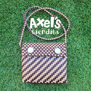 Mexican Crossbody Bag Recycled Plastic Tote Bag - Mexican Bag - Bolsa de Plástico Reciclado - Mexican Tote - Handwoven Mexican Bag