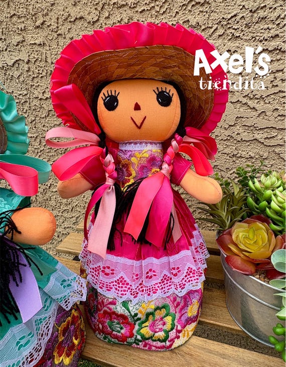 Handmade Lele Doll: Traditional Mexican Otomi Rag Doll - Etsy