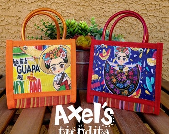 Fridita Mini Mercado Bag - Colorful Mexican Mesh Bag
