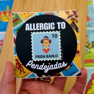 Allergic to Pendejadas Sticker - Spanish Stickers - Water Bottle Decal - Laptop Decal
