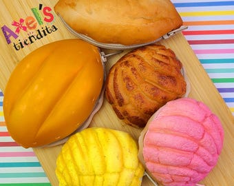 Pan Dulce Coin Purse – Handmade Mexican Keychain