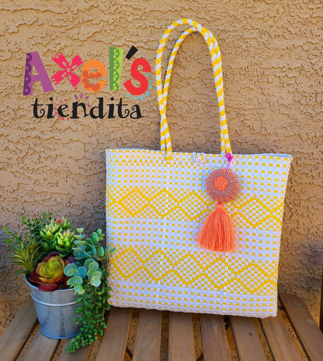 Recycled plastic beach bag hotsell