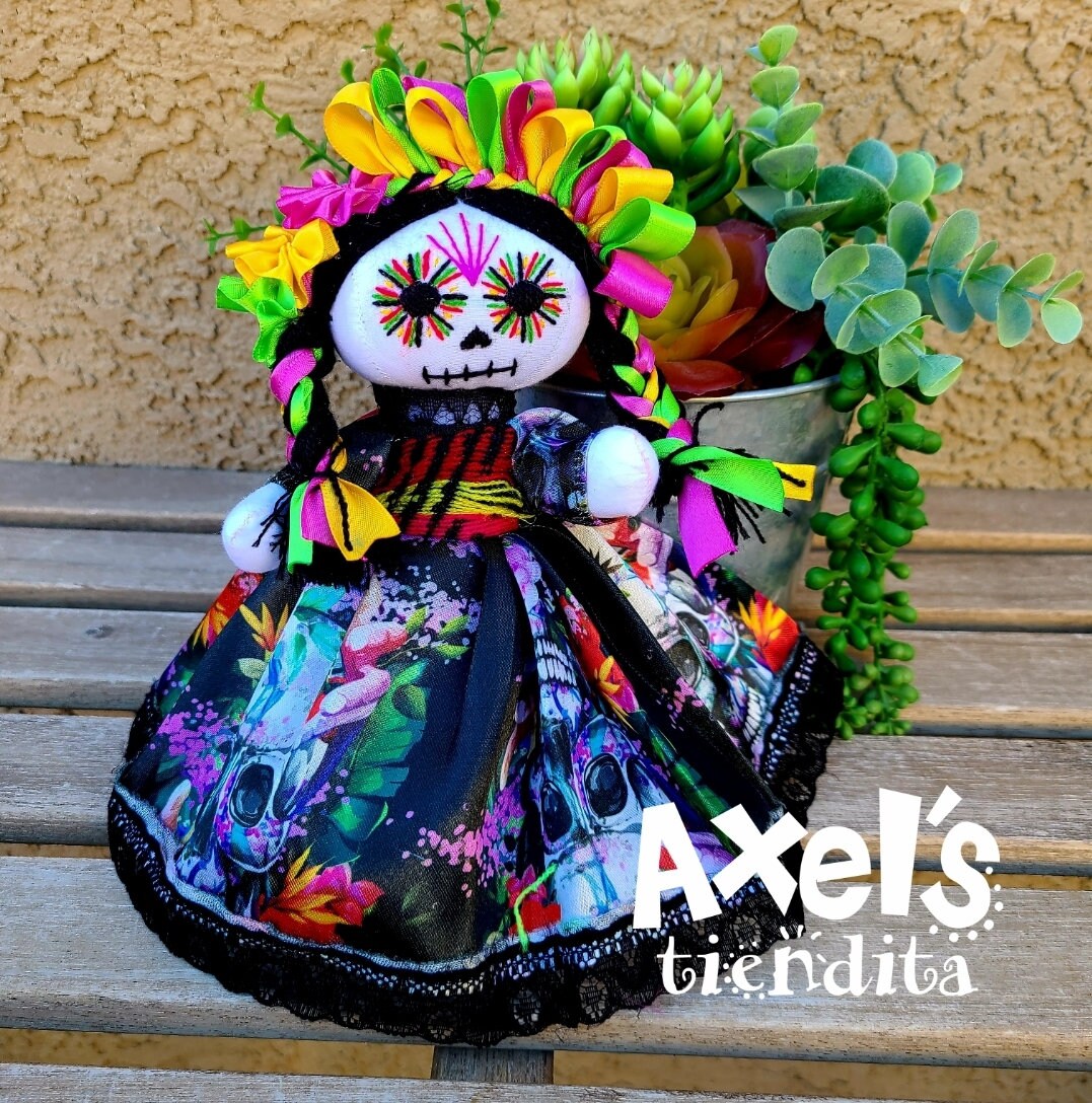 Dia de Muertos Lele Doll Muñeca Lele Muñeca Mexicana Maria