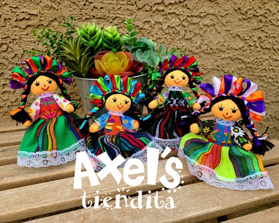 Lele Doll Muneca Lele Muneca Mexicana Small Maria Doll Small Lele Doll Etsy Australia