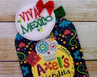 Viva Mexico Hair Bow - Girls Hair Accessories - Alligator Hair - Clippies