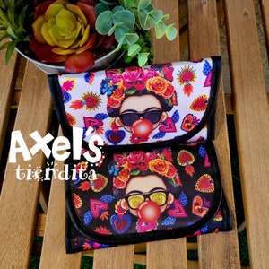 Portefeuille folklorique mexicain - Portefeuille moderne - Portefeuille Fridita