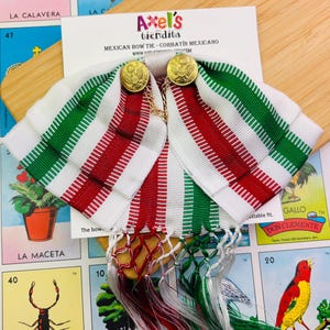 Charro Bow tie - Mariachi Bow - Mexican Bowtie - Corbatin Mexicano