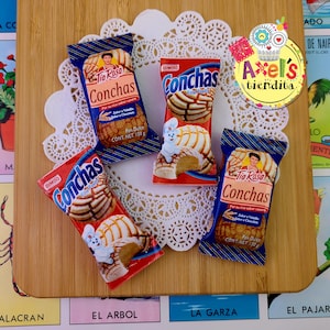 Mexican Refrigerator Magnets Handmade - Pan Dulce Mini Magnets - Conchitas Magnet