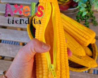 Elote Coin Purse Keychain - Corn Coin Purse