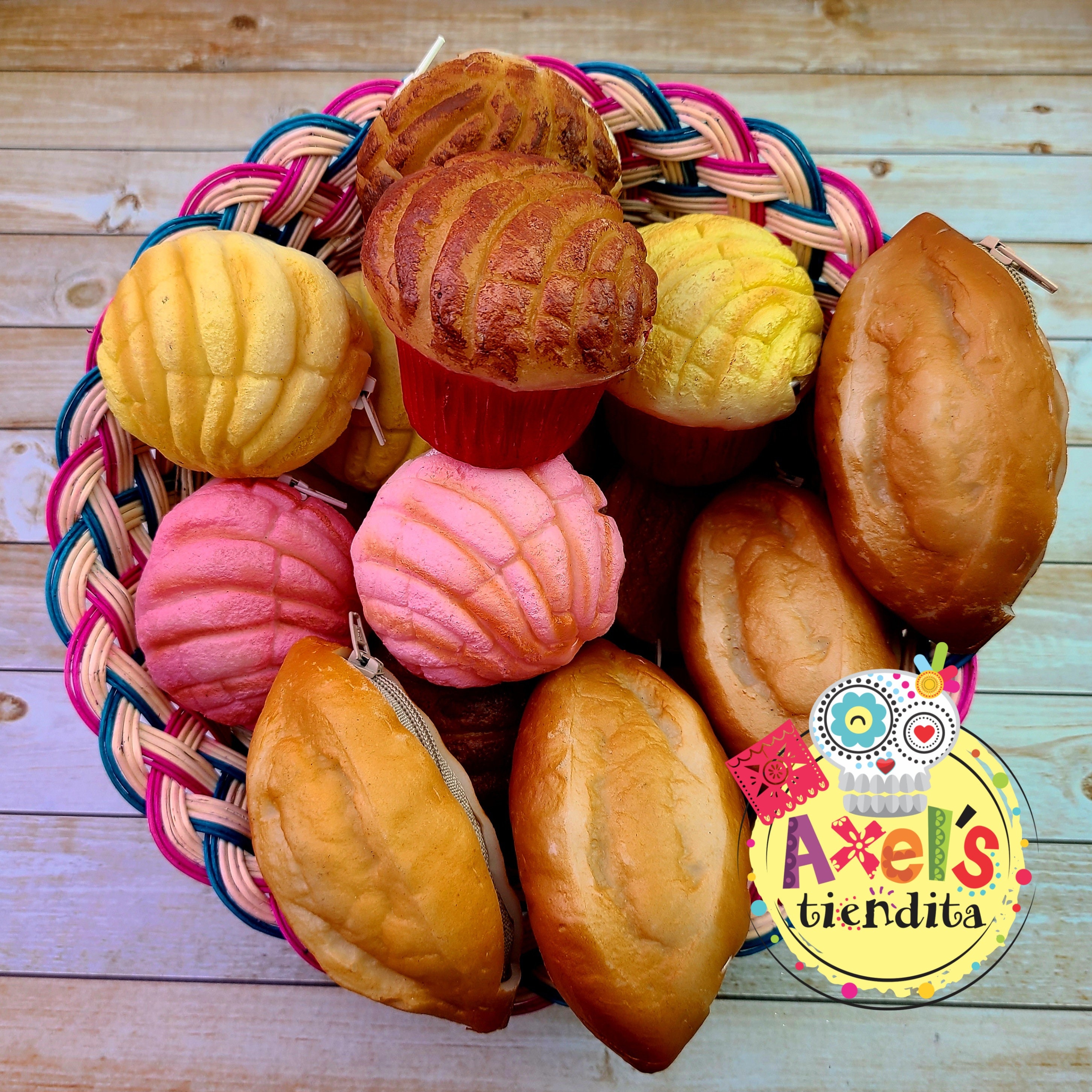 Pan Dulce Plastic Coin Purse Keychain Monedero De Pan Dulce Etsy