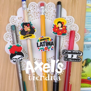 ラテン系シリコンペントッパー：ヒスパニック系ペンシルクリップ