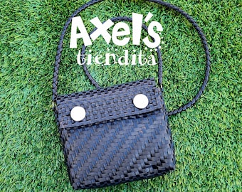 Mexican Crossbody Bag Recycled Plastic Tote Bag - Mexican Bag - Bolsa de Plástico Reciclado - Mexican Tote - Handwoven Mexican Bag