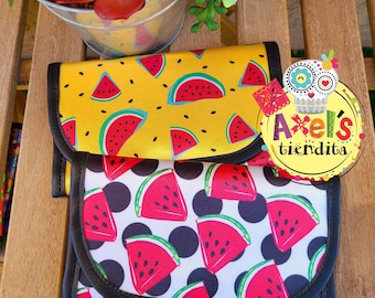 Watermelon Wallet - Modern Wallet - Summer Wallet