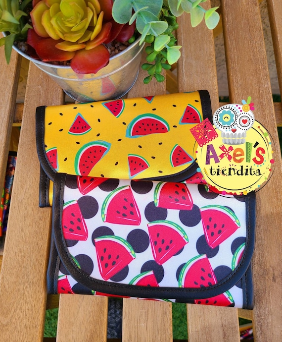 Watermelon Wallet Modern Wallet Summer Wallet Etsy