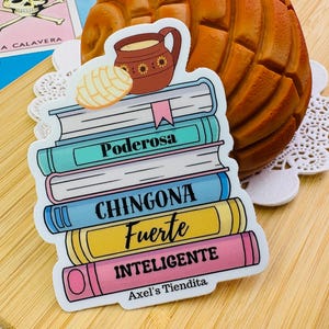Latina Sticker - Spanish Stickers - Water Bottle Decal - Laptop Decal - Latina Books Sticker