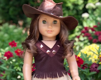 cowgirl outfit for 18 inch doll
