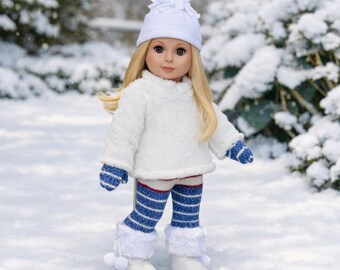 Frosty - 5 Piece Outfit For 18-Inch Dolls    (Doll Not Included)