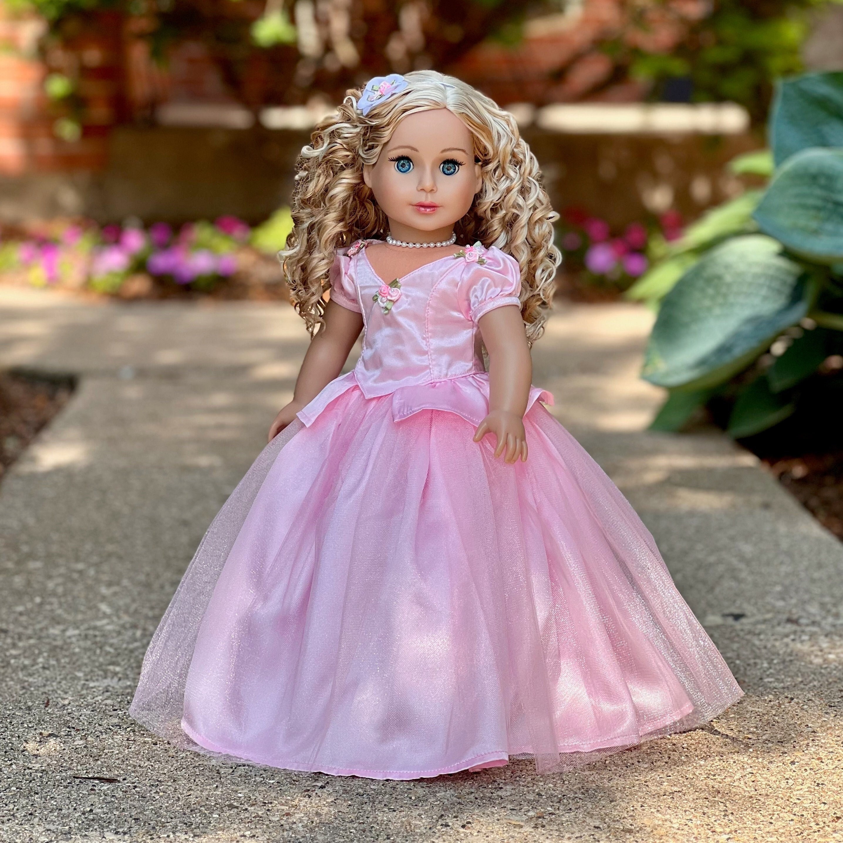 American girl pink dress discount