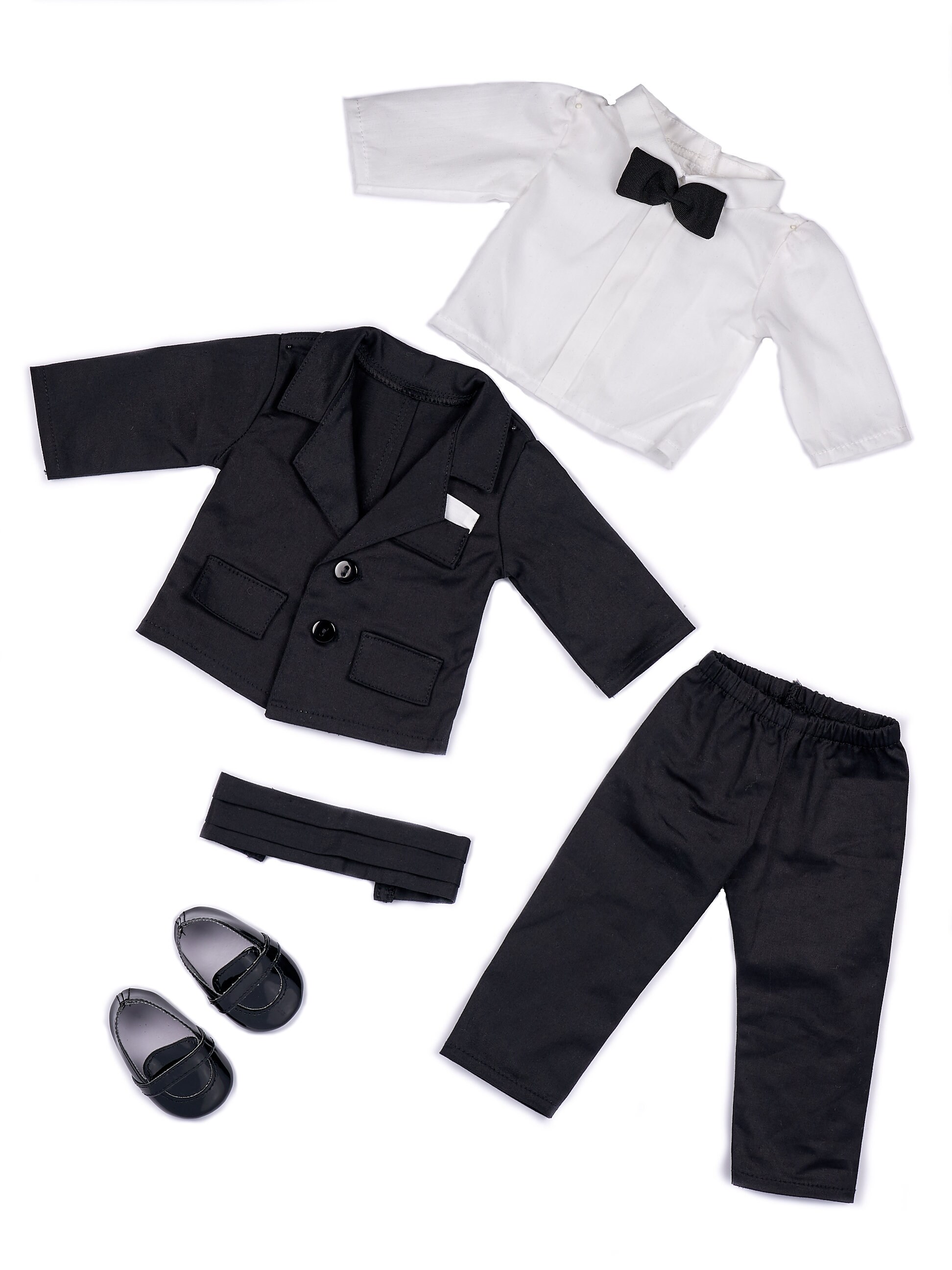 Tuxedo 5 Piece Tuxedo Set Clothes Fits 18 Inch American | Etsy