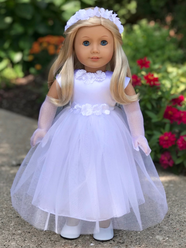 American Girl Doll Clothes Communion Dress