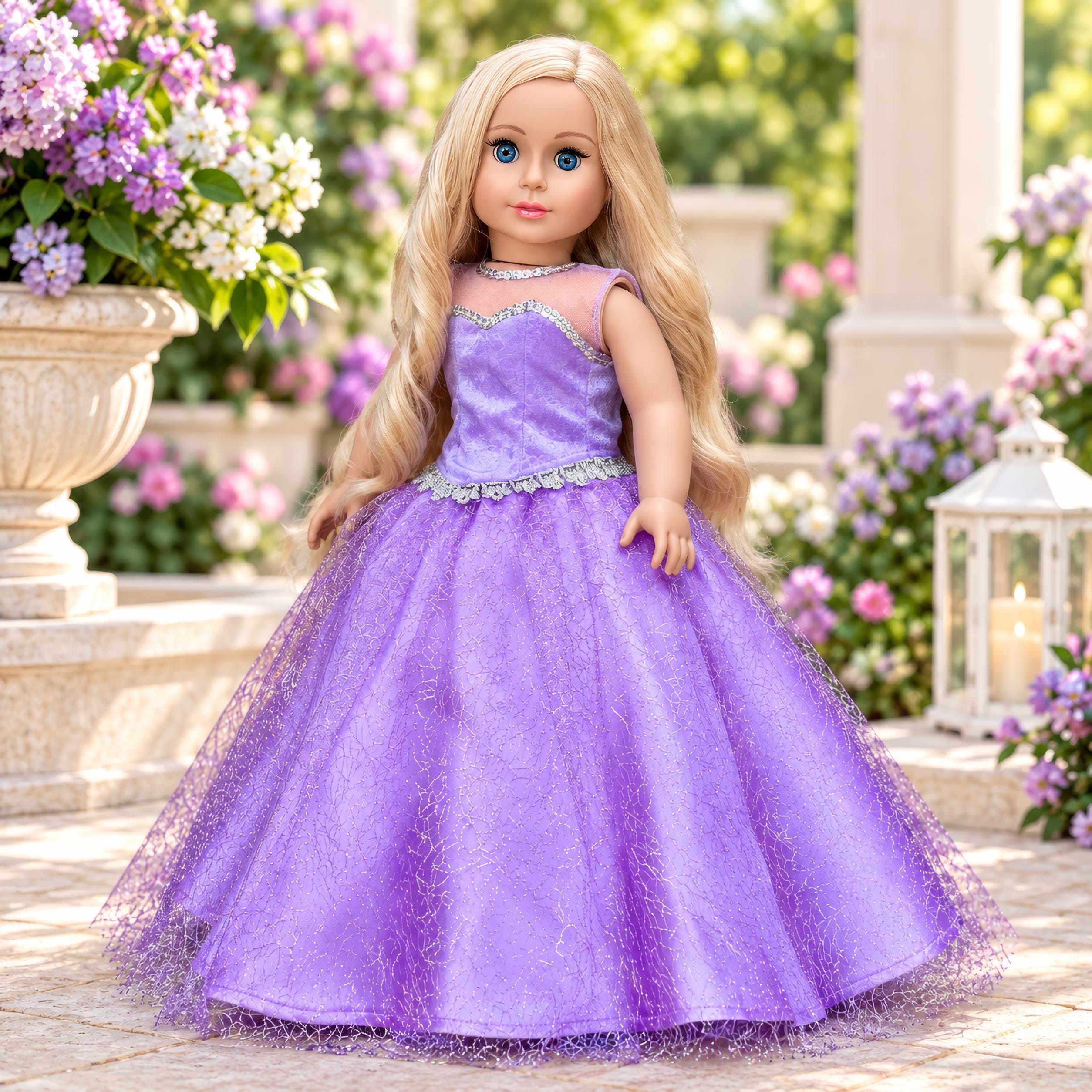 American Girl Doll Purple Dresses - Etsy