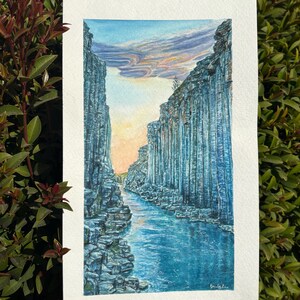 Impression d'art Islande, Canyon de Studlagil