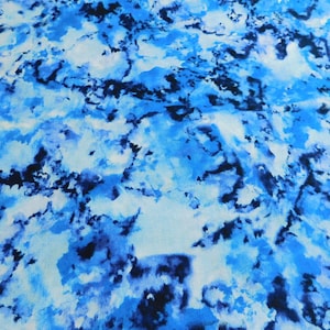 Blue Granite Pattern - One continuous cut - 1/2 yard