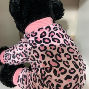 Dog Pajamas with Leopard Pattern