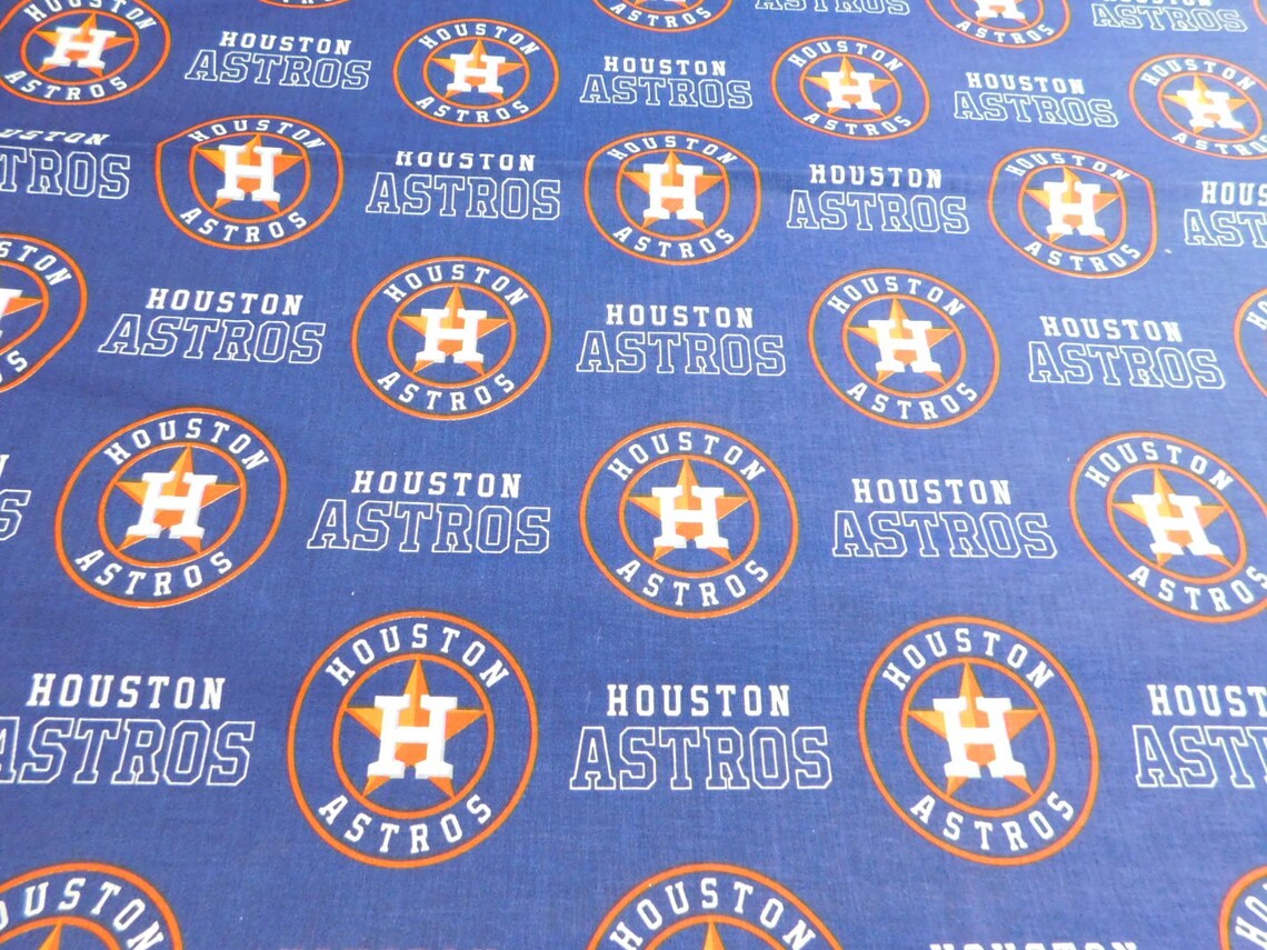 MLB Licensed Houston Astros Cotton 58 Widefabric is Etsy UK