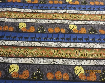 In The Beginning- Hallowgraphix By Jason Yenter- Halloween Fabric- Fabric Priced Per 1/2 Yard
