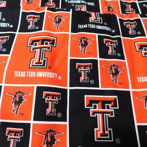 Texas Tech University - Red Raiders -  One continuous cut -Priced Per 1/2 Yard