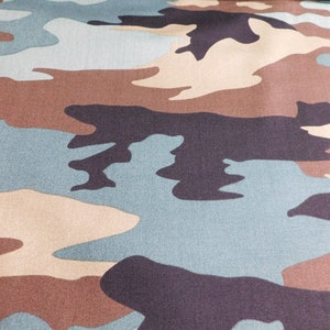 Cotton Camo - Fabric Priced Per 1/2 Yard One Continuous Cut