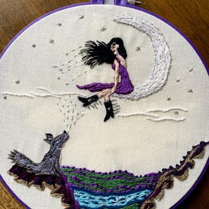 Rise Above Hoop // 8” Hoop // Embroidery Art // Handstitched // Handmade // Original Art