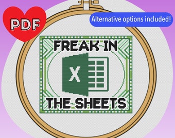 Freak in the Sheets Stitch Patterns - 3 designs included