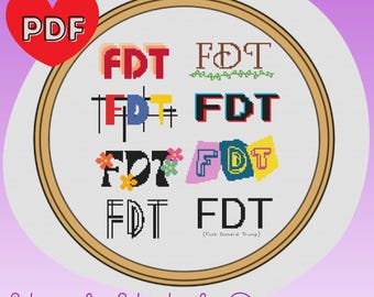 FDT Cross Stitch Pattern