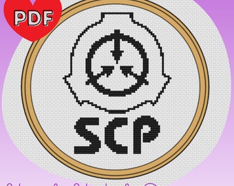 SCP - secure contain protect -  Cross Stitch Pattern