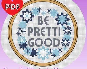 Be Pretti Good - Cross Stitch Pattern