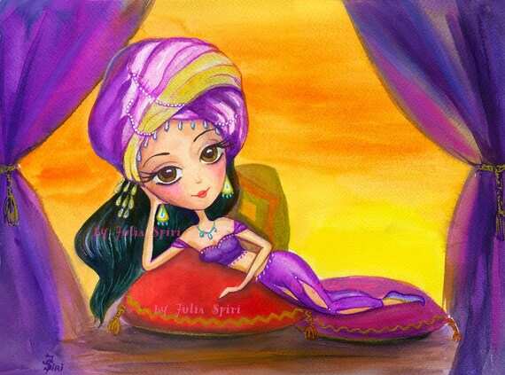 Digital Stamps Digi Stamp 1001 Nights Scheherazade East