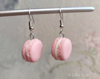 Handmade Polymer Clay Earrings. Macarons