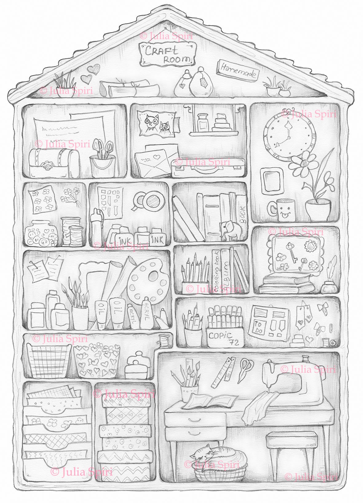 Stamp Coloring Pages