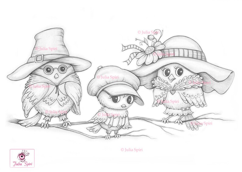 5300 Whimsical Bird Coloring Pages  Images