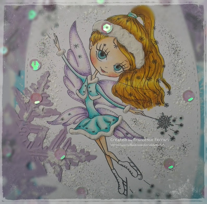 Download Winter Scrapbooking The Winter Collection Digi stamp Digital Stamps Digital doll Fairy stamps ...