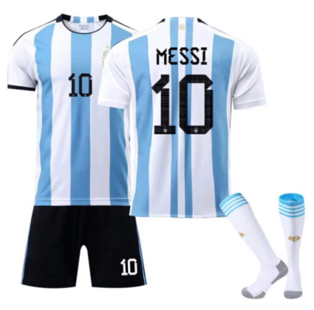 Argentina World Cup Messi Jersey Kids - Etsy