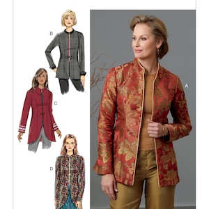 Misses/Misses Petite Jacket Butterick Sewing Pattern B6602 Uncut, FF