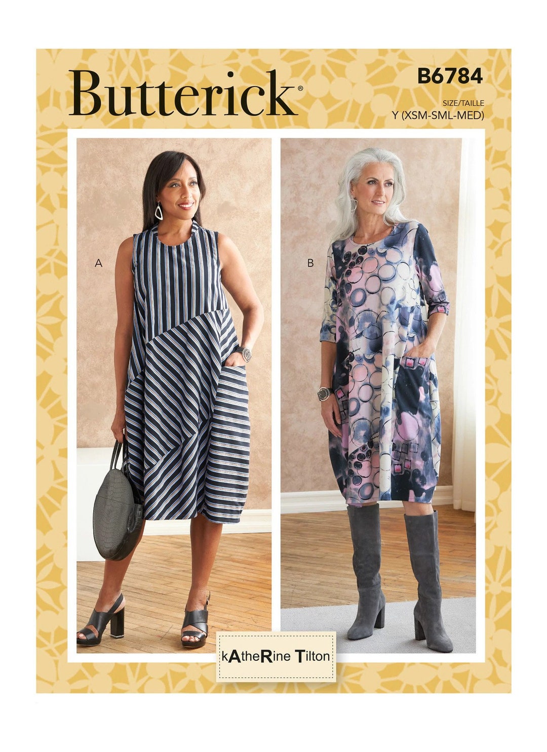 Misses Dress Butterick Sewing Pattern B6784 Uncut, FF - Etsy