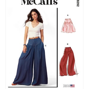 Misses Shorts and Pants McCall&#39;s Sewing Pattern M8292 Uncut, FF